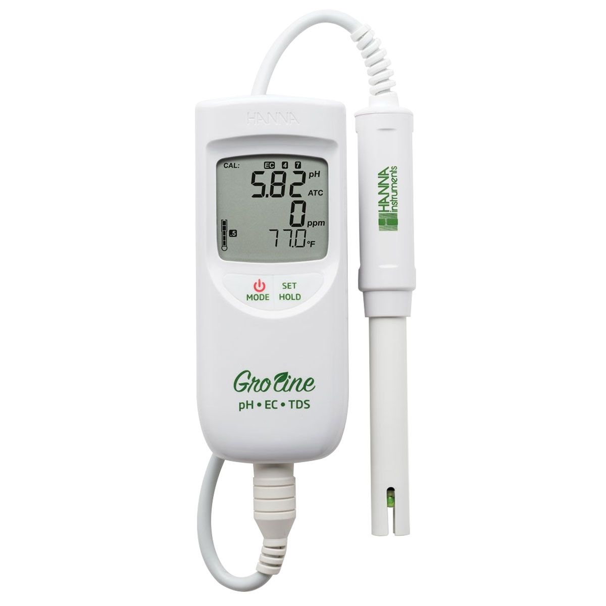 Growline pH/EC/TDS Temp Meter