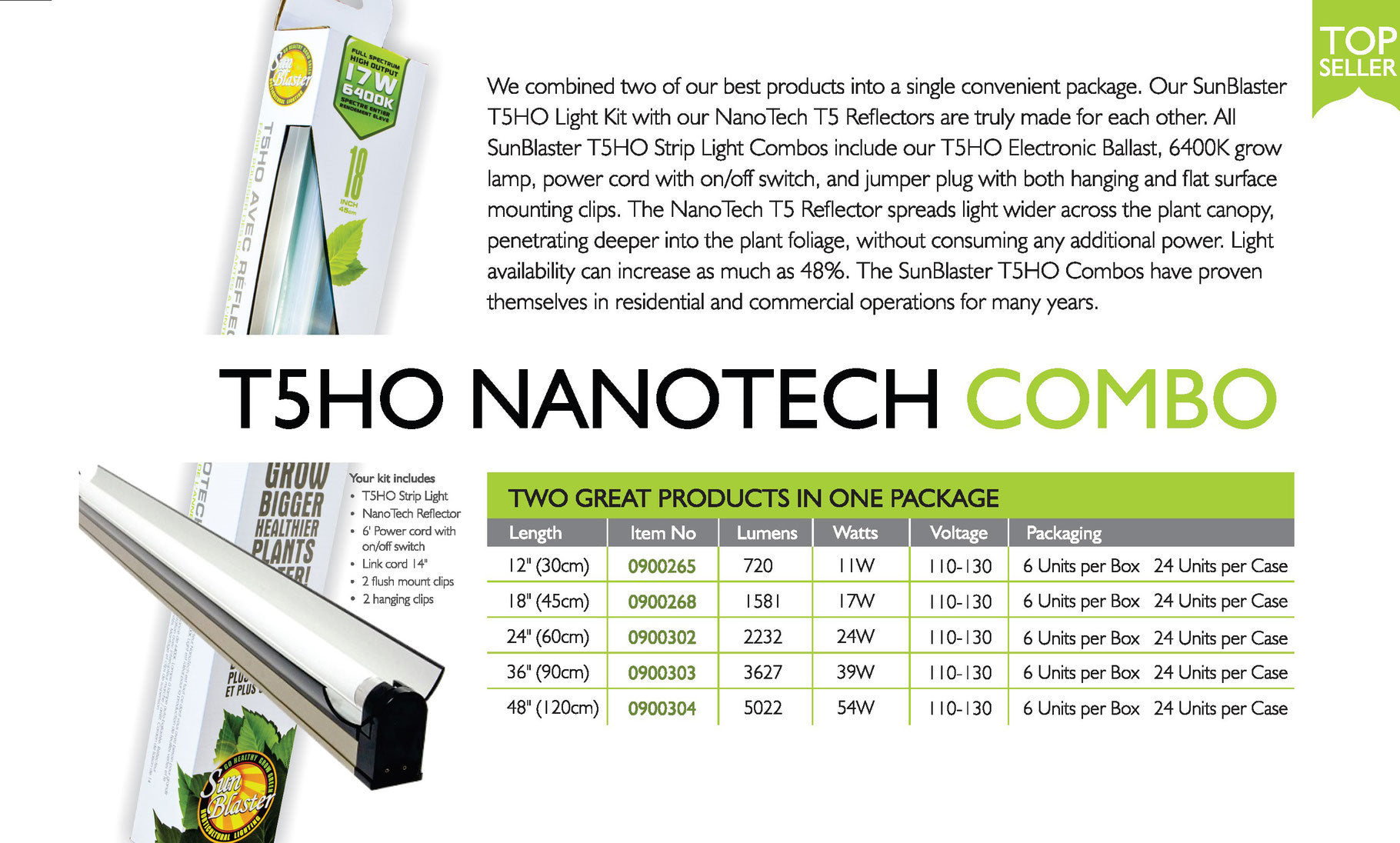 SunBlaster T5HO NanoTech Combo